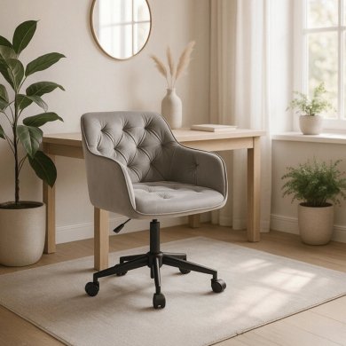 Офисное кресло Mebel Elit KONOR Welur Серый ME.KONOR/P/CZ/V/FO фото - 9