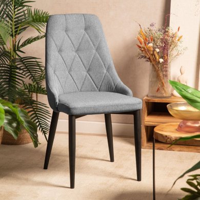 Обідній стілець Homla LOUIS QUILTER Сірий - 6 Обідній стілець Homla LOUIS QUILTER Сірий 213956 фото - 6