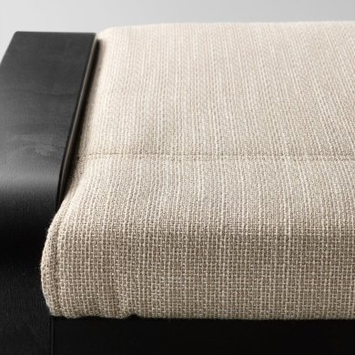 IKEA Кресло-качалка с подставкой POANG Бежевый (ИКЕА ПОАНГ) 39484266 фото - 3