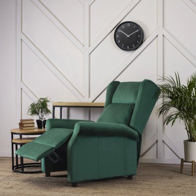 Кресло мягкое раскладное с реклайнером Mebel Elit SIMON Зеленый ME.SIMON/Z/V/FW фото - 11