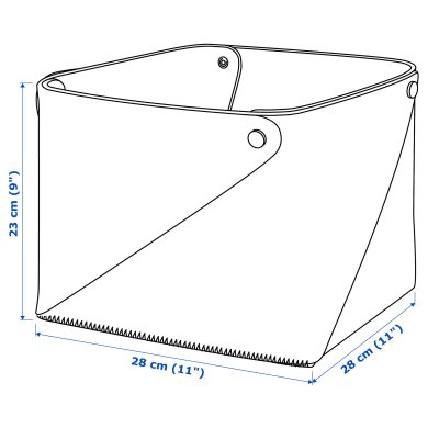 IKEA Кошик PUDDA (ИКЕА ПУДДА) 20343912 фото - 2