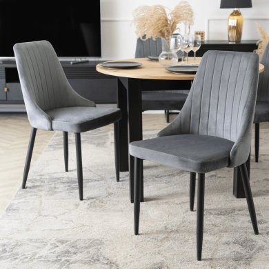 Обідній стілець Mebel Elit BARI Welur Сірий ME.BARI/P/V/K фото - 6
