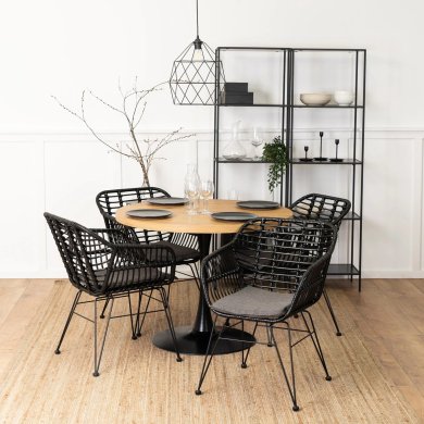 Обідній стілець Mebel Elit MUSA Чорний - 6 Обідній стілець Mebel Elit MUSA Чорний ME.MUSA/CZ/CZ/RT/K фото - 6