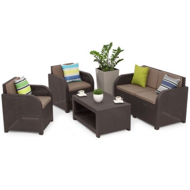 Комплект садовой мебели Keter MODENA 4 Коричневый 217071 фото - 2
