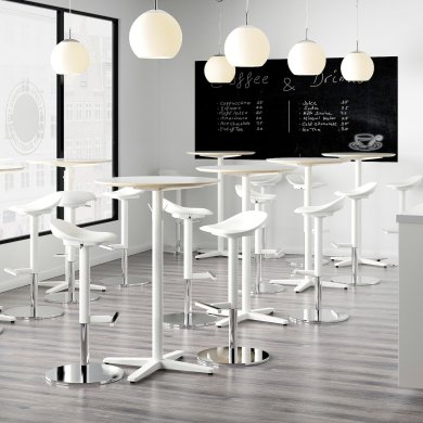 IKEA Барний табурет JANINGE Білий (ИКЕА JANINGE) 70246089 фото - 15