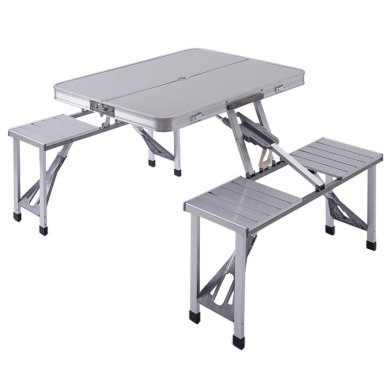 Комплект складной туристической мебели Garden Line METAL Серебристый OXE3410 silver фото - 2