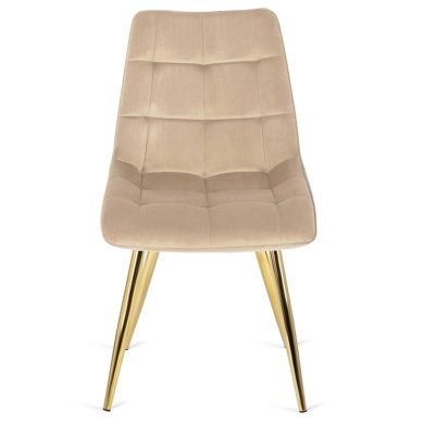 Обідній стілець Mebel Elit CARO Welur Кремовий - 2 Обідній стілець Mebel Elit CARO Welur Кремовий ME.CARO/KR/ZL/V/K фото - 2