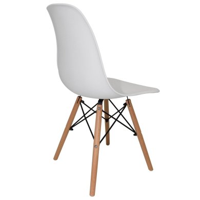 Обеденный стул Kontrast MIA 2 Белый - 4 Обеденный стул Kontrast MIA 2 Белый 6.05.14263 фото - 4