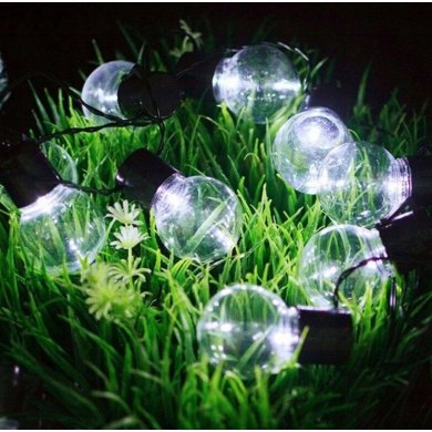Декоративна гірлянда на сонячній батареї Garden Line 10 LED 1,8 м Холодний-білий SOL3590 фото - 12