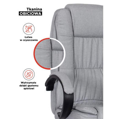 Крісло поворотне Mebel Elit CADI | Сірий - 10 Крісло поворотне Mebel Elit CADI | Сірий ME.CADI/P/T/FO фото - 10