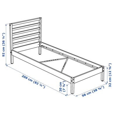 IKEA Кровать TARVA (ИКЕА ТАРВА) 30261270 фото - 14