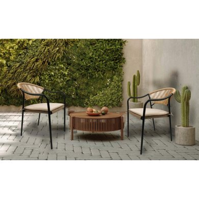 Садовий стілець Favora BARI Бежевий FB12044BG фото - 10