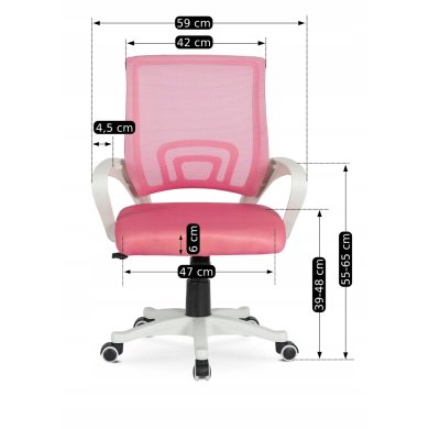 Дитяче крісло Mebel Elit NATE Рожевий - 10 Дитяче крісло Mebel Elit NATE Рожевий ME.NATE/R/B/T/FO фото - 10