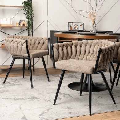 Обеденный стул Mebel Elit EMPOLI Бежевый - 8 Обеденный стул Mebel Elit EMPOLI Бежевый ME.EMPOLI/BZ/T/K фото - 8