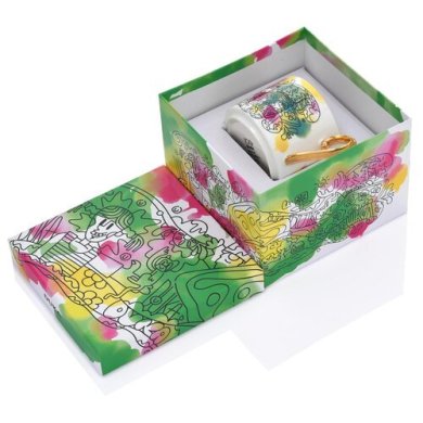 Чашка з блюдцем Duka Street Art Pippistala 320 мл | Різнокольоровий/Принт - 4 Чашка з блюдцем Duka Street Art Pippistala 320 мл | Різнокольоровий/Принт 2220476 фото - 4