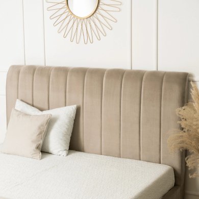 Кровать Mebel Elit MARCELO Welur 160x200 см Бежевый ME.MARCELO/160/BZ/V/LOZ фото - 6