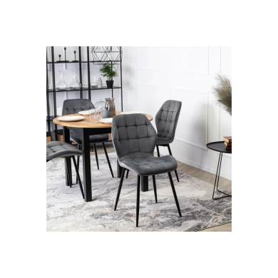 Обідній комплект меблів Mebel Elit HARRY LUCKY | Дуб крафт / Чорний / Сірий HARRY/DC/CZ/S/LUCKY/P/V/Z4/K фото - 19