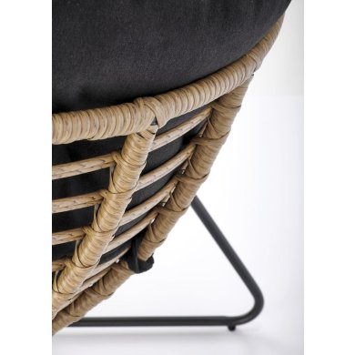 Садовое кресло Halmar WHISPER Черный V-CH-WHISPER-FOT фото - 7