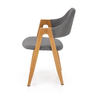 Обеденный стул Halmar K344 Пепельный - 2 Обеденный стул Halmar K344 Пепельный V-CH-K/344-KR-POPIELATY фото - 2