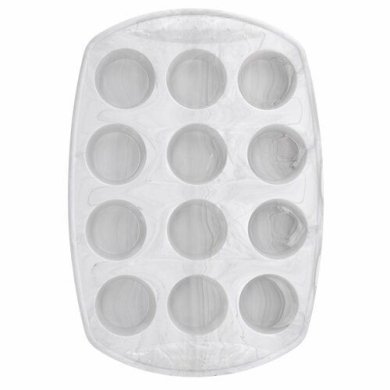 Форма для выпечки на 12 маффинов Duka Silimarmor | Серый 1218939 фото - 3