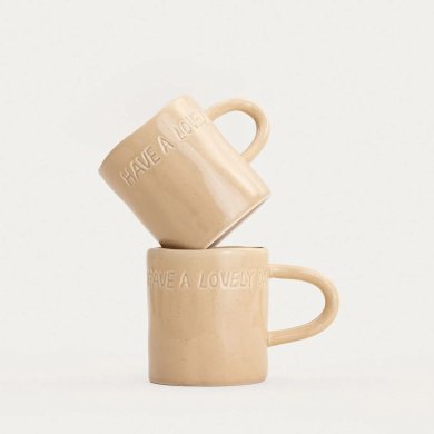 Кружка Homla ISERNIA 400 мл Бежевий 243349 фото - 6