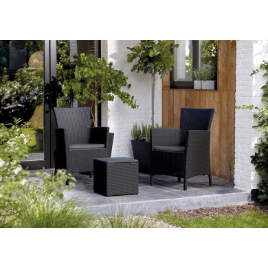 Комплект садових меблів Keter IOWA ESSENTIAL Графіт 257032 фото - 2