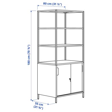 IKEA Стелаж TROTTEN Білий (ИКЕА ТРОТТЕН) 80474759 фото - 17