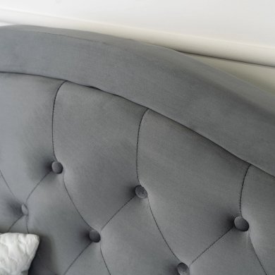 Ліжко Mebel Elit APOLLO Welur 160x200 см Сірий - 9 Ліжко Mebel Elit APOLLO Welur 160x200 см Сірий ME.APOLLO/160/CP/V/LOZ фото - 9