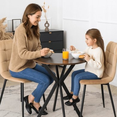 Обеденный стол Mebel Elit LAUREN 60 см Орех ME.LAUREN/O/CZ/S60 фото - 3