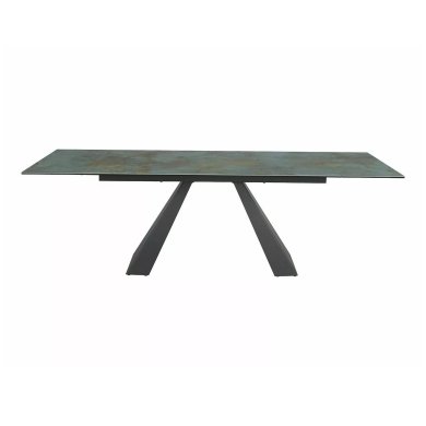 Раскладной обеденный стол Signal SALVADORE Ceramic Бирюзовый SALVADORETUC160 фото - 4