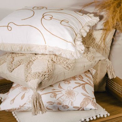 Декоративна наволочка Homla MONTO 45х45 см Бежевий 208272 фото - 6
