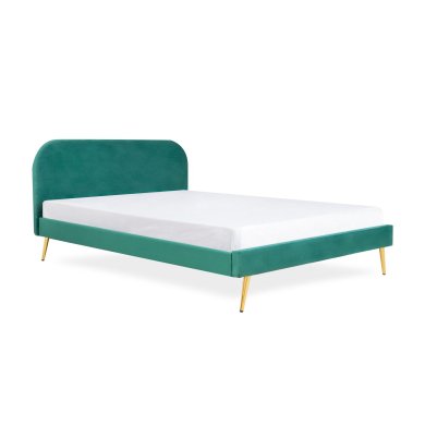 Кровать Homla VENLO Welur 160x200 см | Зеленый 160270
