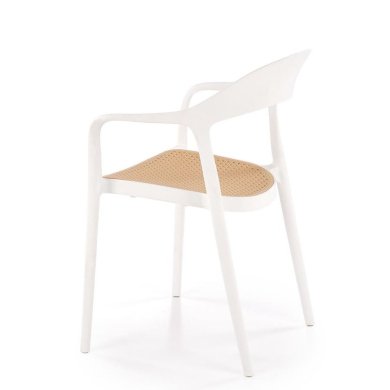 Садовый стул Halmar K530 Белый - 2 Садовый стул Halmar K530 Белый V-CH-K/530-KR-BIAŁY фото - 2