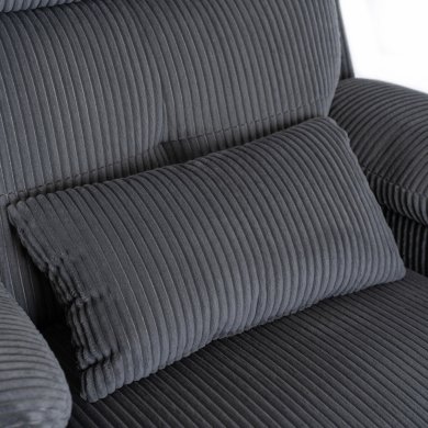 Крісло м'яке розкладне з реклайнером Mebel Elit TORRES Velvet Сірий ME.TORRES/P/SZTR/FW фото - 9