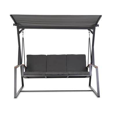 Садова гойдалка Corciano LUX PREMIUM 210х130х176 см Антрацит 5901721051164 фото - 3