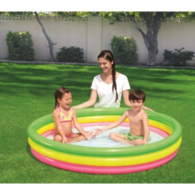 Надувной детский бассейн Bestway 152х30 см Разноцветный BES51103 фото - 6