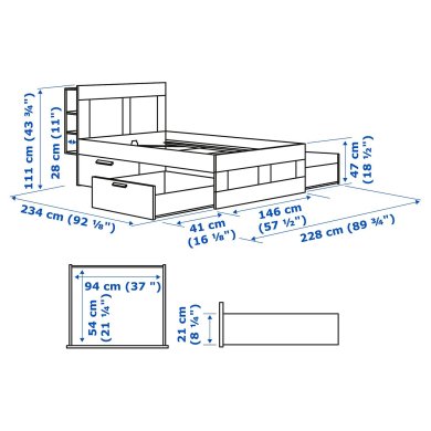 IKEA BRIMNES (ИКЕА БРИМНЕС) 29590026 фото - 5