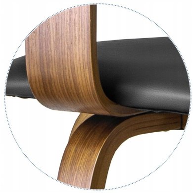 Барний стілець Mebel Elit LUIZJANA Чорний - 8 Барний стілець Mebel Elit LUIZJANA Чорний ME.LUIZIANA/CZ/O/E/DG/H фото - 8