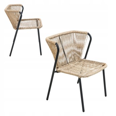 Комплект садових меблів Kontrast ROMA Чорний - 7 Комплект садових меблів Kontrast ROMA Чорний 5.05.12337 фото - 7