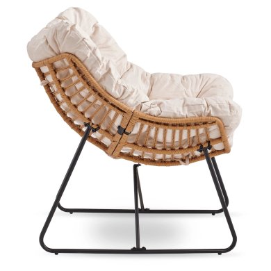 Садове крісло Mebel Elit FIN Бежевий ME.FIN/BZ/T/FW фото - 2