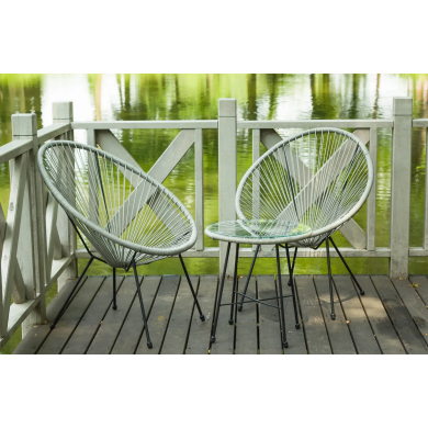 Комплект садовой мебели Meven ACAPULCO Серый - 11 Комплект садовой мебели Meven ACAPULCO Серый MV-RF012A-SZ-ACAPULCO фото - 11