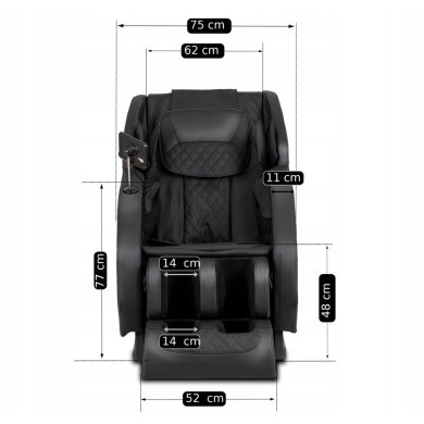 Крісло масажне Mebel Elit PX PRO MAX Чорний - 28 Крісло масажне Mebel Elit PX PRO MAX Чорний ME.PXPROMAX/CZ/E/FW фото - 28