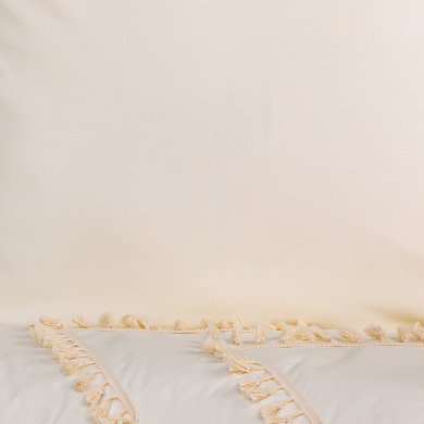 Комплект постільної білизни Homla FRINGE 200x220 см Бежевий 164220 фото - 2