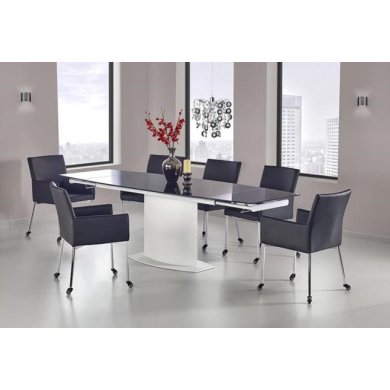 Раскладной обеденный стол Halmar ANDERSON Черный V-CH-ANDERSON-ST фото - 5