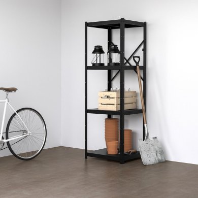 IKEA Стелаж BROR Чорний (ИКЕА БРОР) 29471759 фото - 5