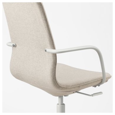IKEA Офисное кресло LANGFJALL Бежевый (ИКЕА ЛАНГФЬЯЛЛЬ) 09252791 фото - 3