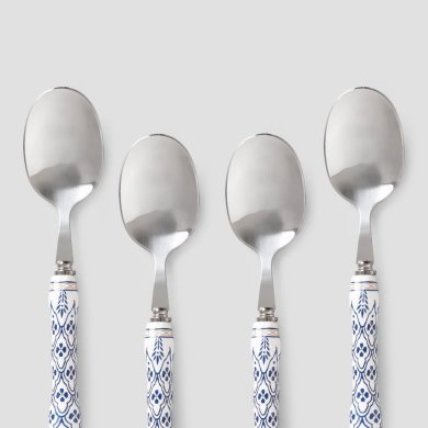 Набір чайних ложок Homla MODERN HAMPTONS 4 шт Принт 240531 фото - 2