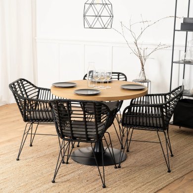 Обідній стілець Mebel Elit MUSA Чорний - 8 Обідній стілець Mebel Elit MUSA Чорний ME.MUSA/CZ/CZ/RT/K фото - 8