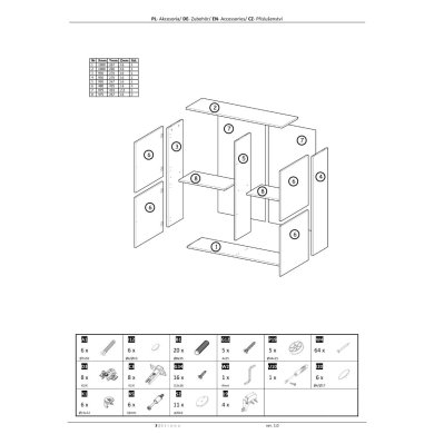 Комод Halmar Livo KM-100 | Антрацит / дуб Вотан V-PL-LIVO-KM-100-ANTRACYT/VOTAN фото - 6