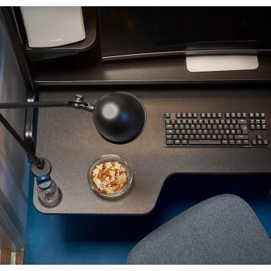 IKEA Компьютерный стол FREDDE Черный (ИКЕА ФРЕДДЕ) 50219044 фото - 2